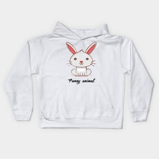 Cute rabbit lover Kids Hoodie